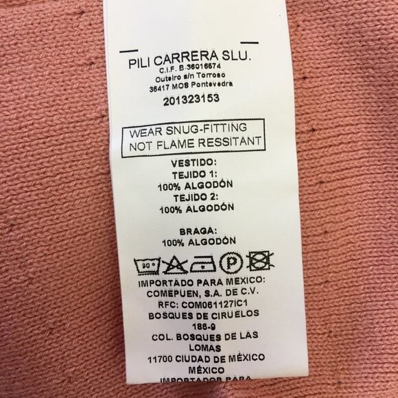 Pili Carrera Baby Girl Pink Polka Dot Dress Size 18 Months - Picture 11 of 11